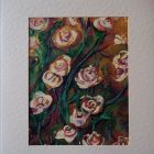 White Roses<br />A5  appx portrait<br />&pound;10