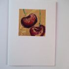 Two cherries<br />A6 appx  portrait<br />&pound;5